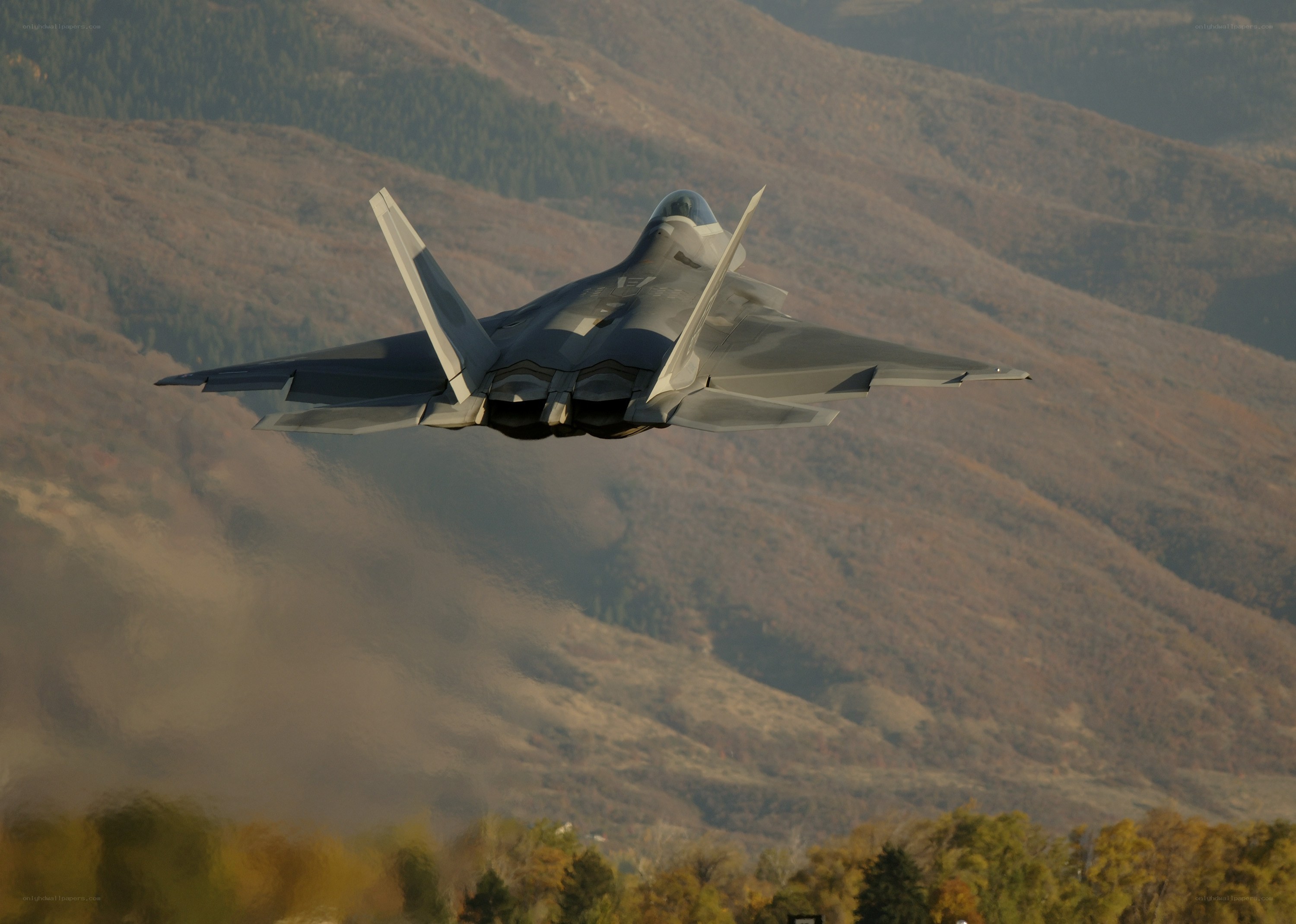 F-22 Raptor in flight