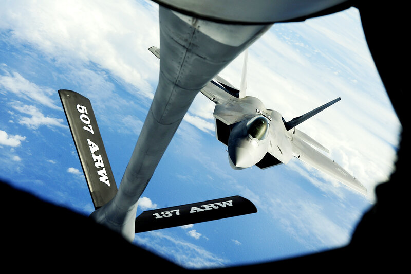 F-22 Raptor in flight