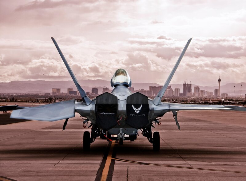 F-22 Raptor on tarmac