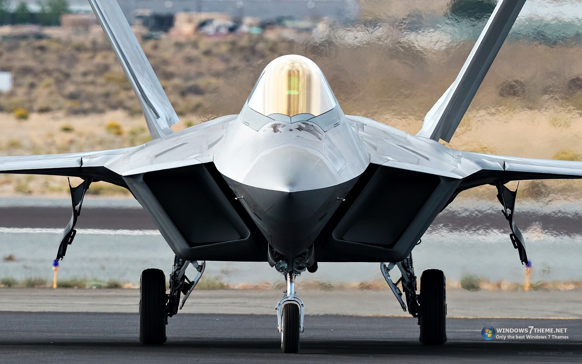 F-22 Raptor on the runway