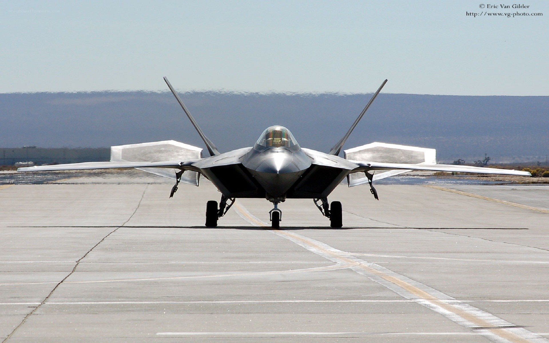 F-22 Raptor on the runway