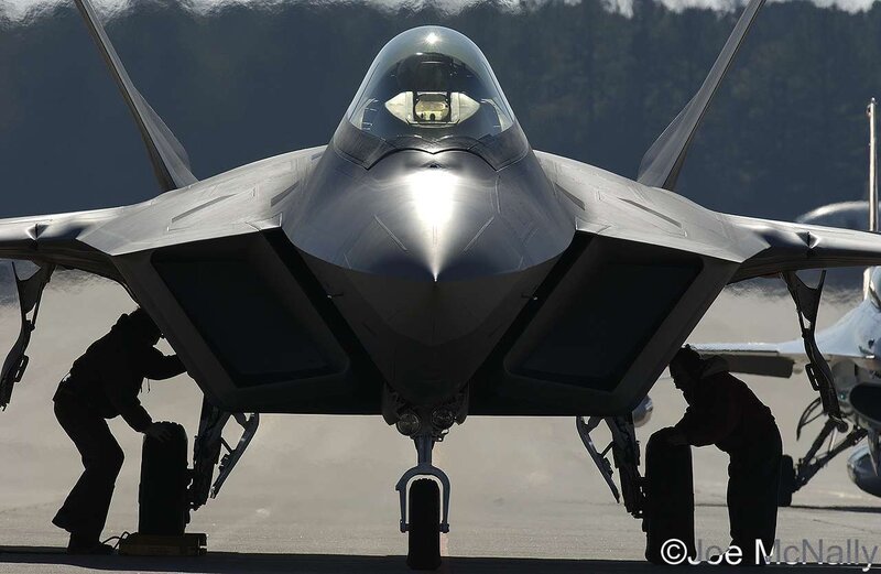 F-22 Raptor on the tarmac