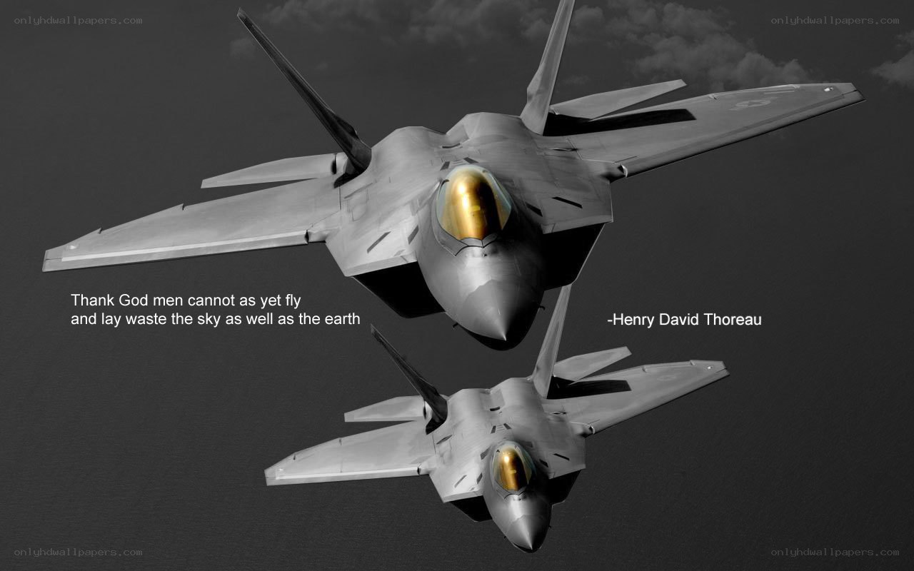 F-22 Raptors in flight