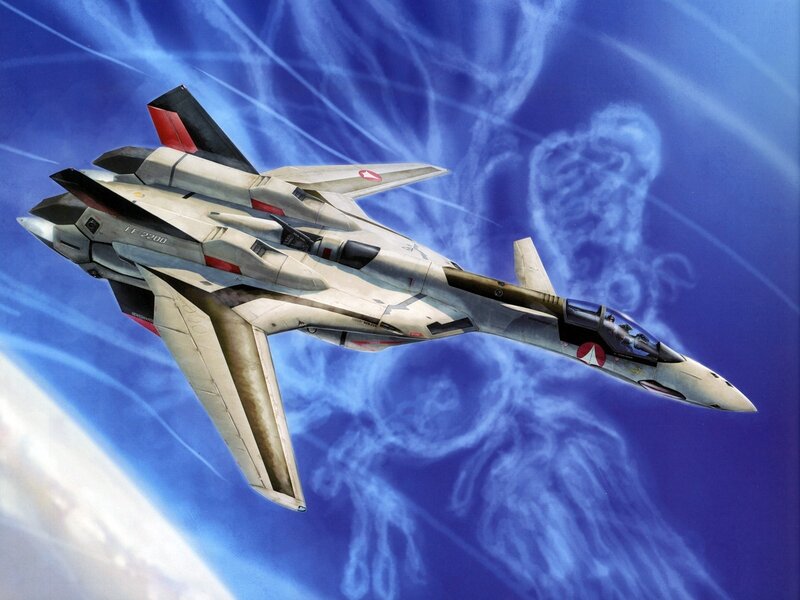 F-2200 fighter jet in space