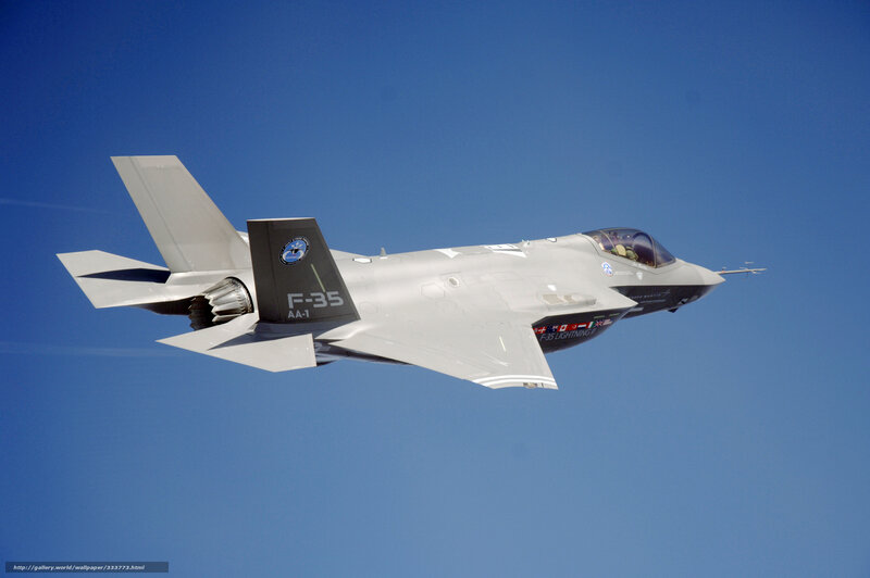 F-35 Fighter Jet — Blue, Dynamic