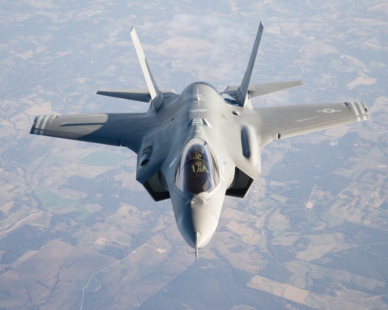 F-35 Fighter Jet — Gray, Aerial, Afternoon, Photograph, Pilot, Sky