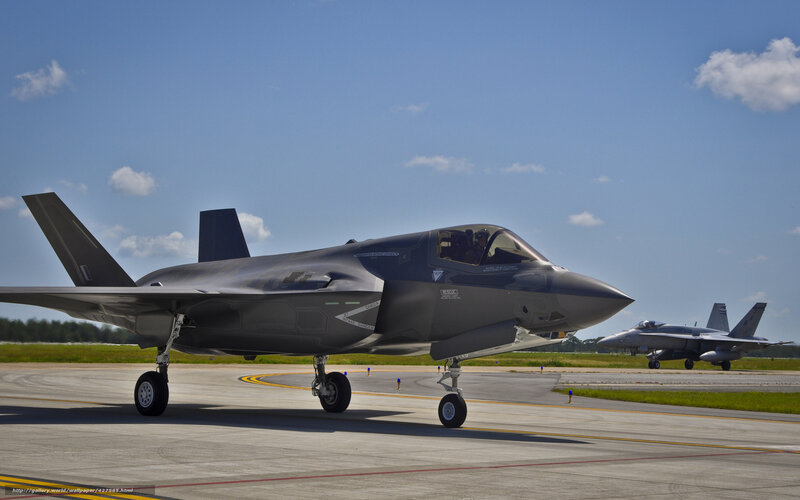 F-35 Fighter Jet — Gray, Clear