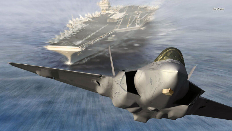 F-35 Fighter Jet — Gray, Dynamic, Digital Art