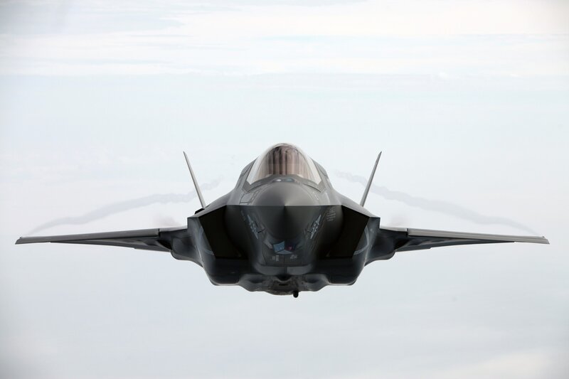 F-35 Fighter Jet — Gray, Serene, Photograph, Aircraft