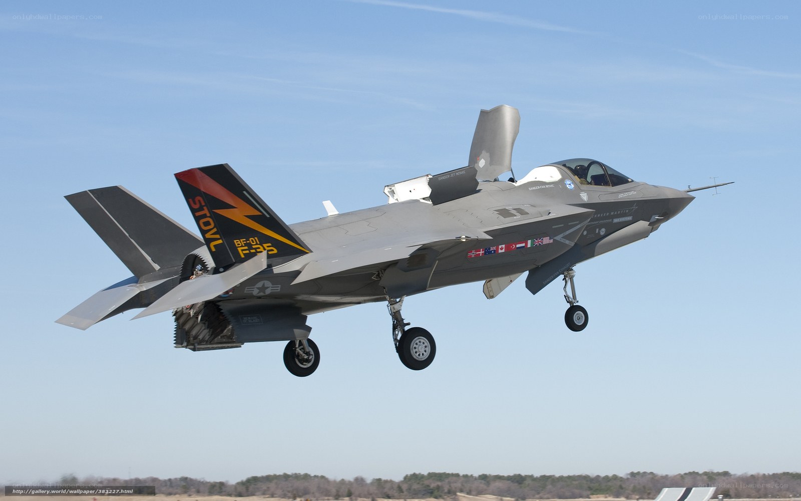 F-35 fighter jet in flight
