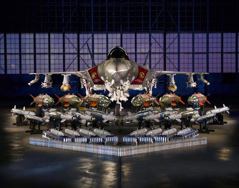 F-35 Fighter Jet with Weapons