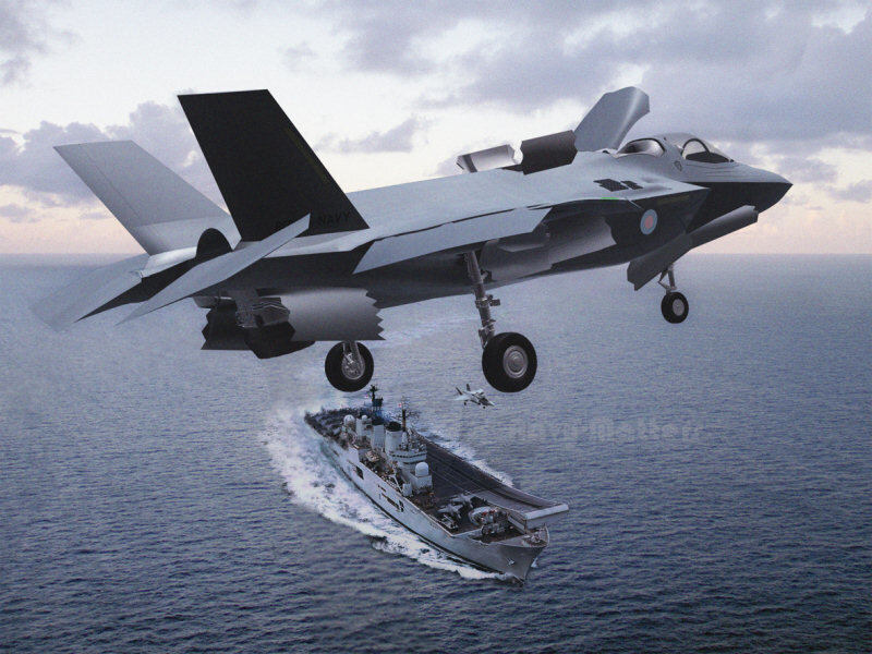 F-35 landing on ship