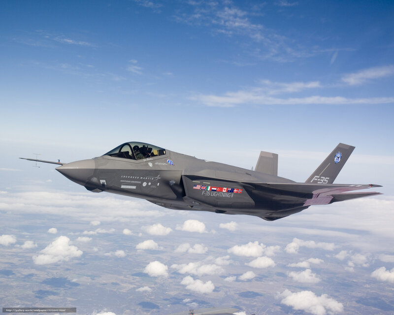 F-35 Lightning II Fighter — Gray, Serene