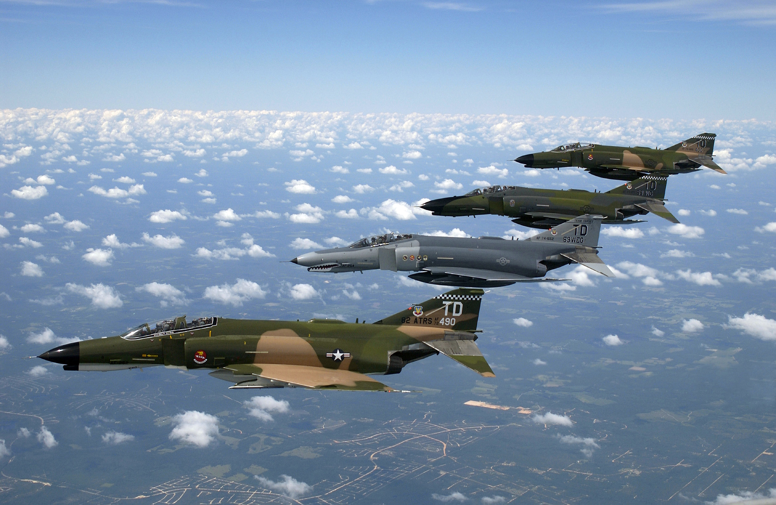 F-4 Phantom II formation flight