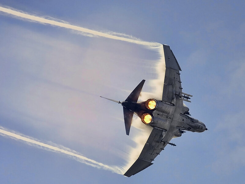 F-4 Phantom II Jet — Blue