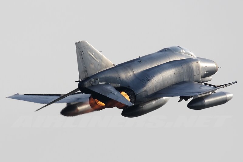 F-4 Phantom jet in flight