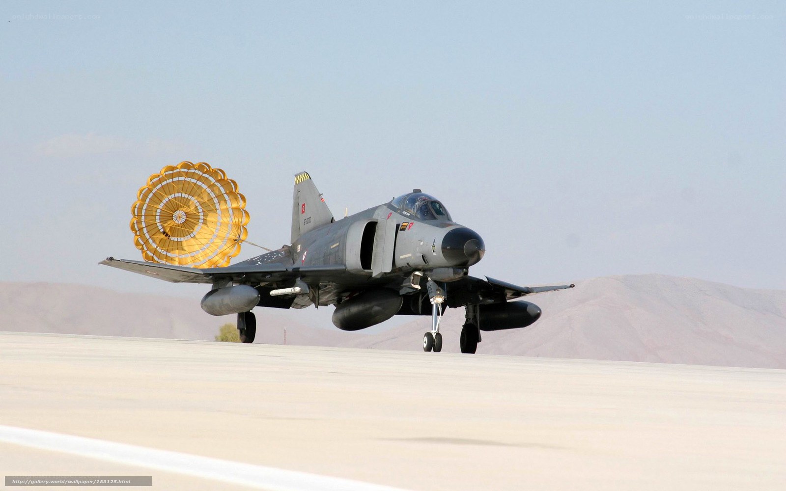 F-4 Phantom jet on runway