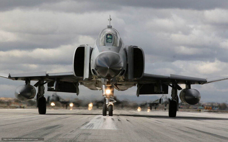 F-4 Phantom on runway