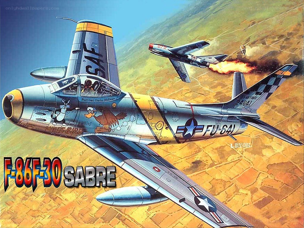 F-86 Sabre fighter jet