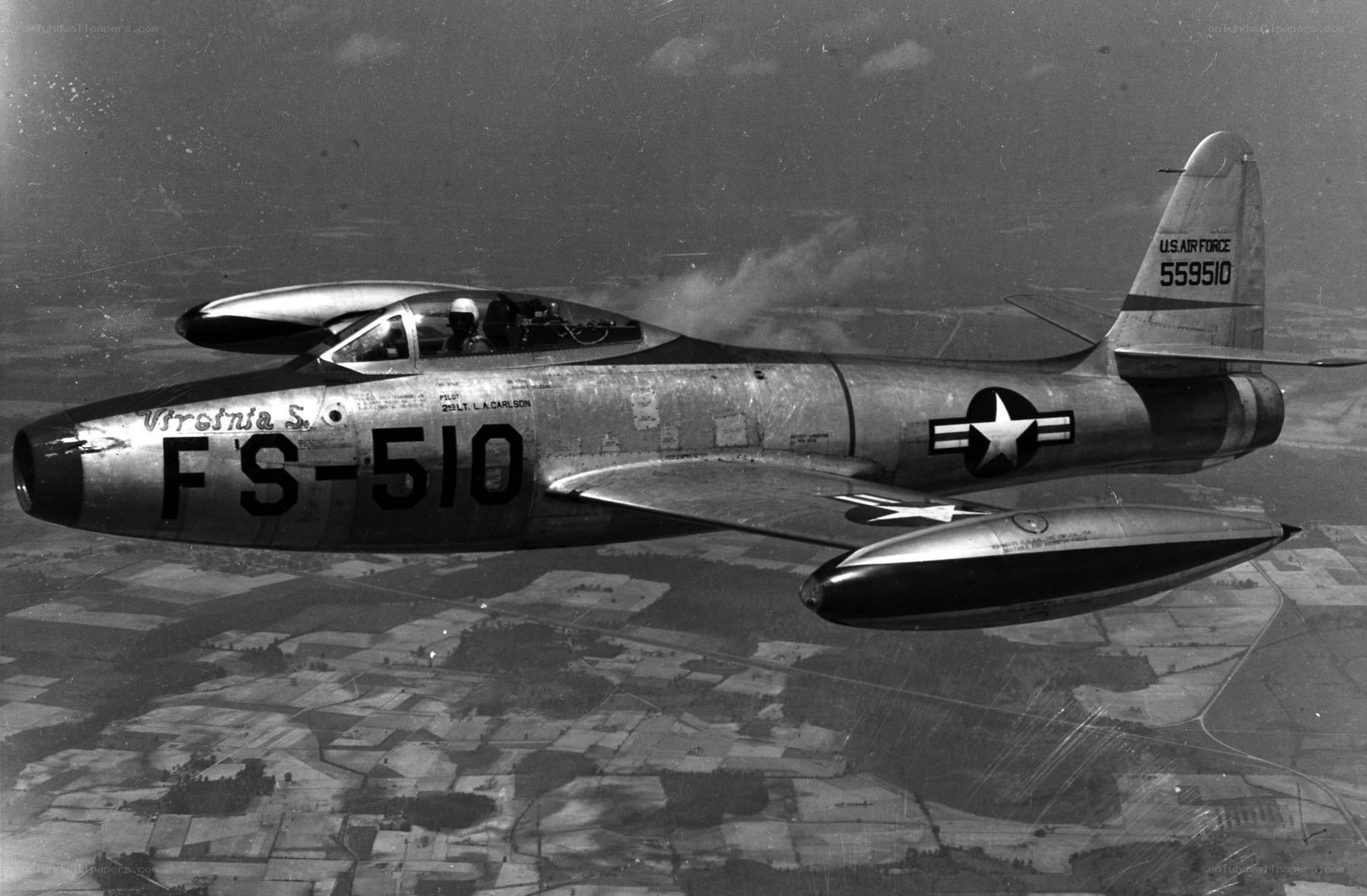 F-86 Sabre in flight