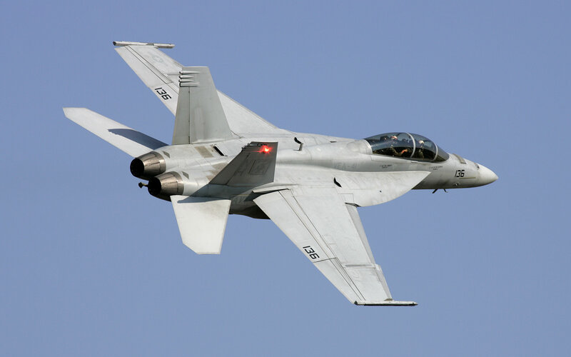 F/A-18 Hornet in flight