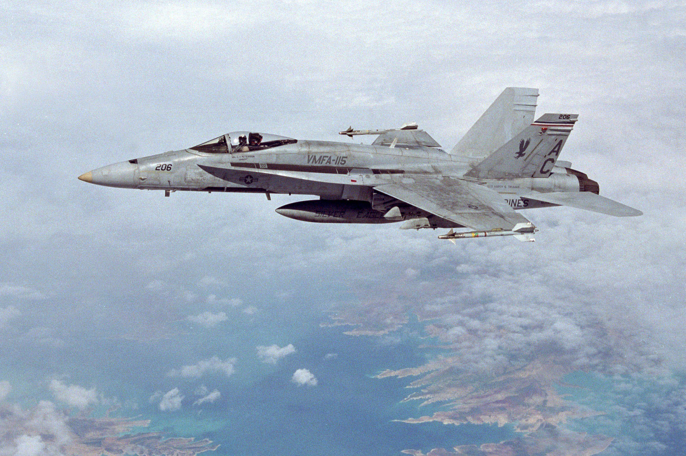 F/A-18 Hornet in flight