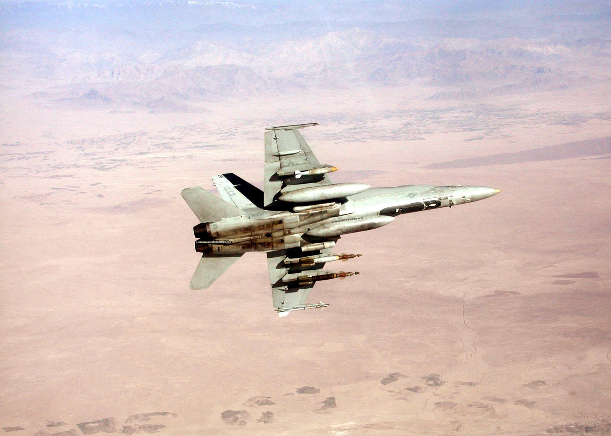 F/A-18 Hornet in flight