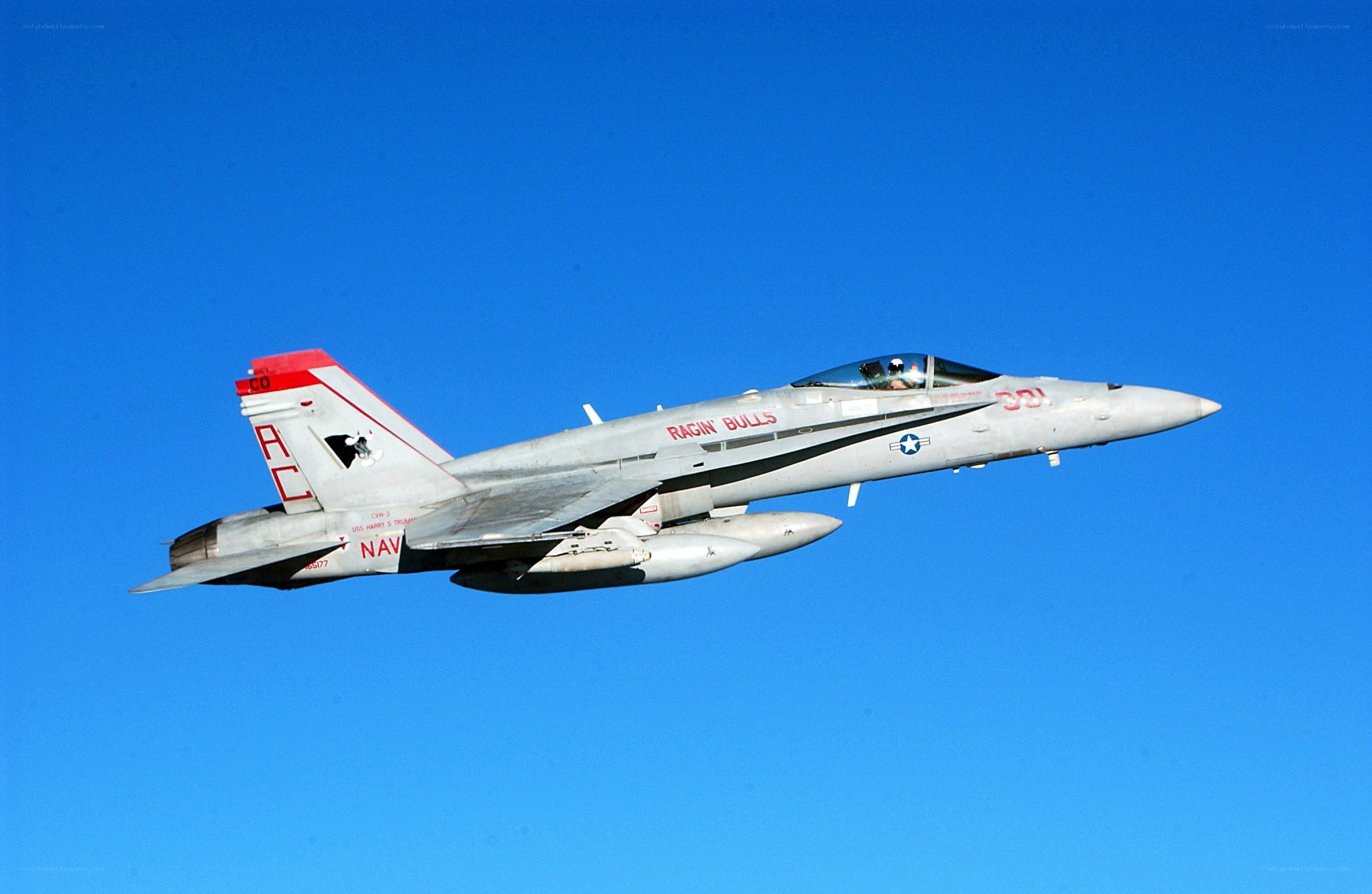 F/A-18 Hornet in flight