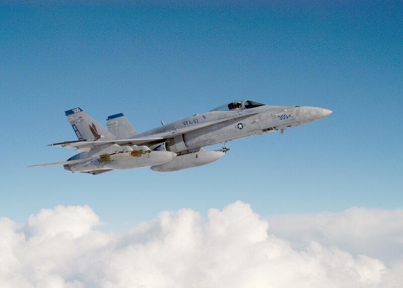F/A-18 Hornet in flight