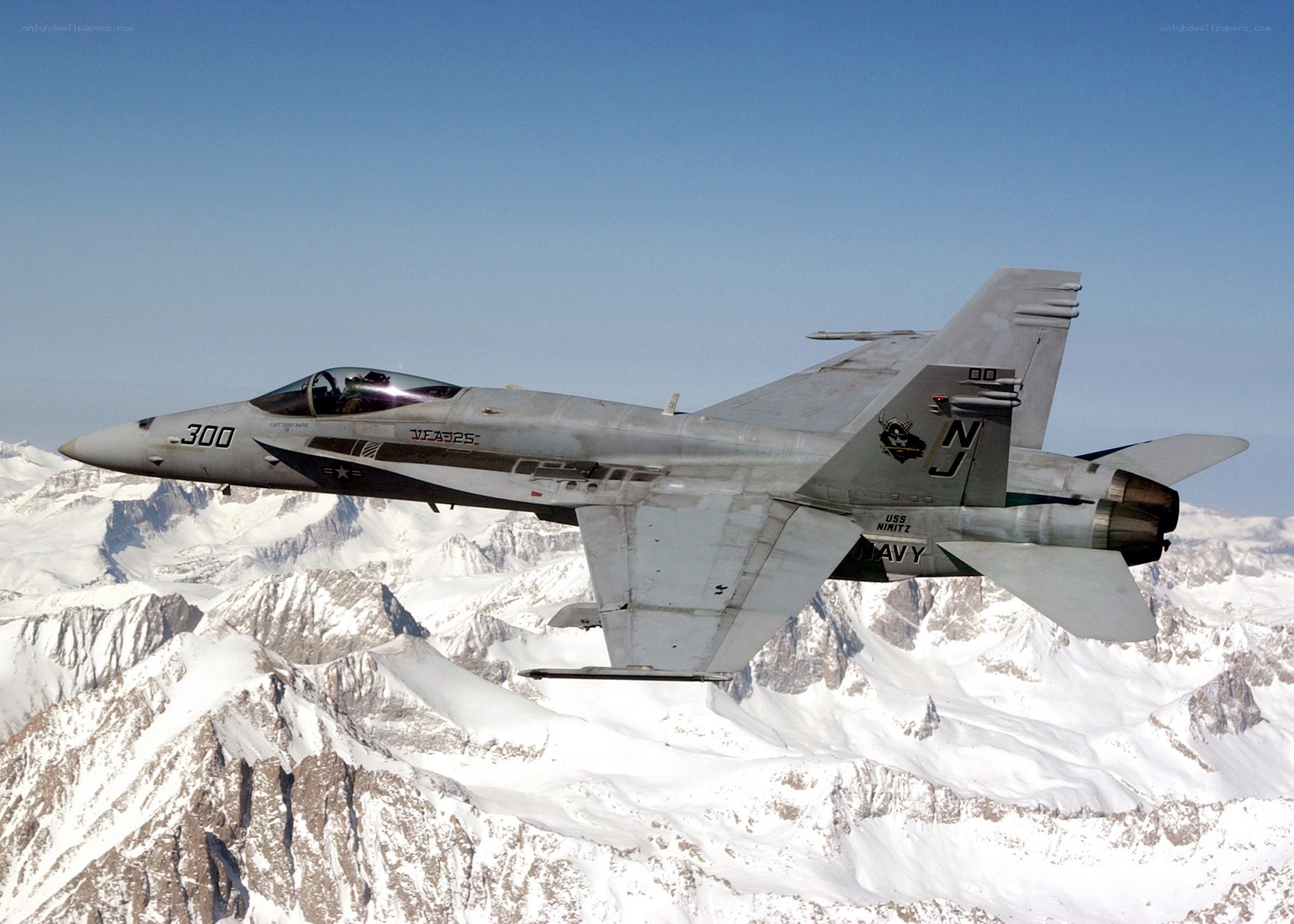 F/A-18 Hornet in flight