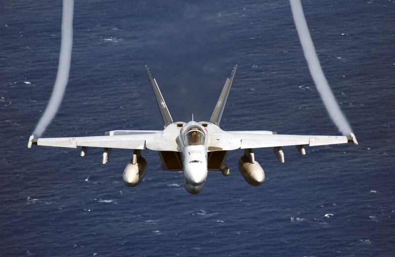 F/A-18 Hornet in flight