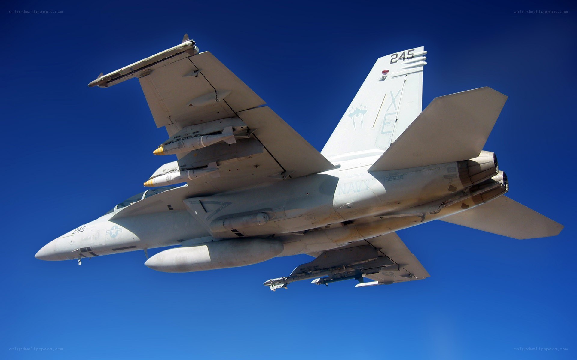 F/A-18 Hornet in flight