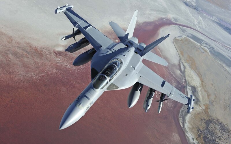 F/A-18 Hornet in flight