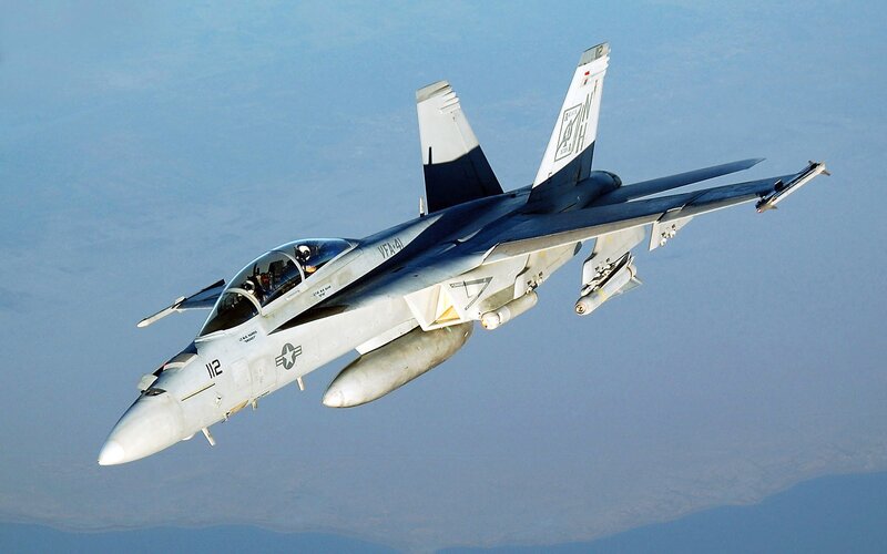 F/A-18 Hornet in flight