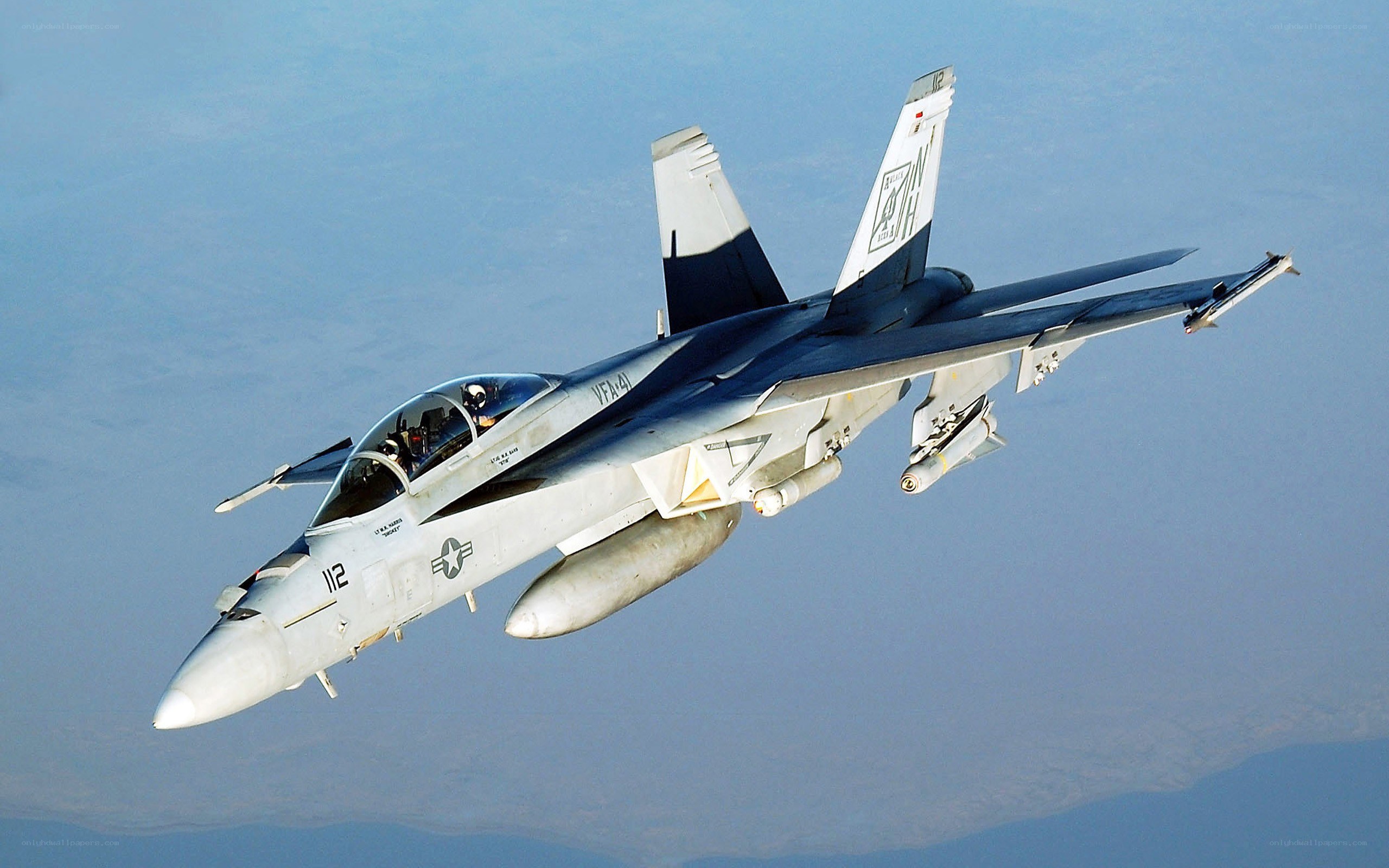 F/A-18 Hornet in flight