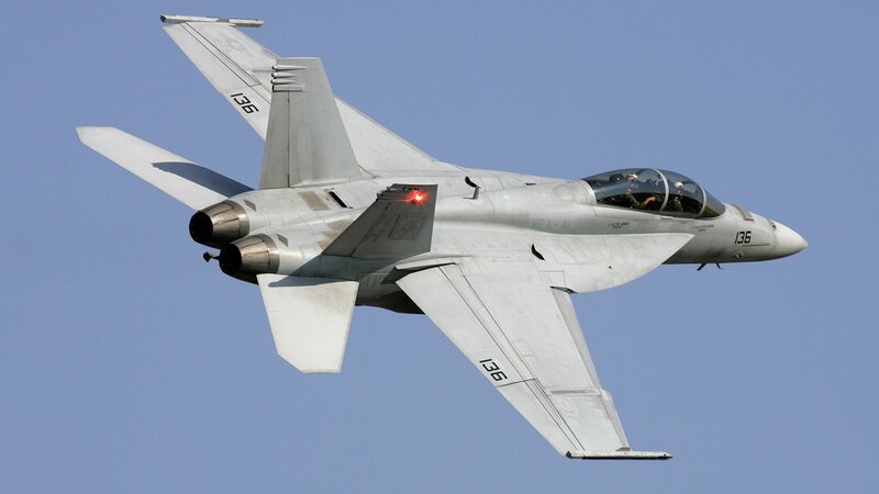F/A-18 Hornet in flight