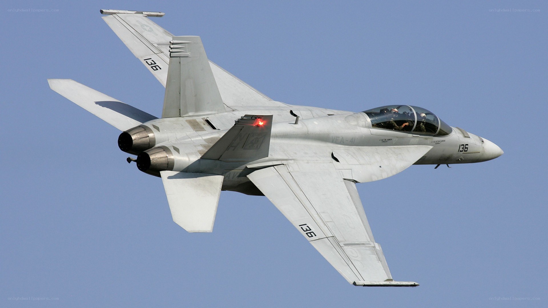F/A-18 Hornet in flight