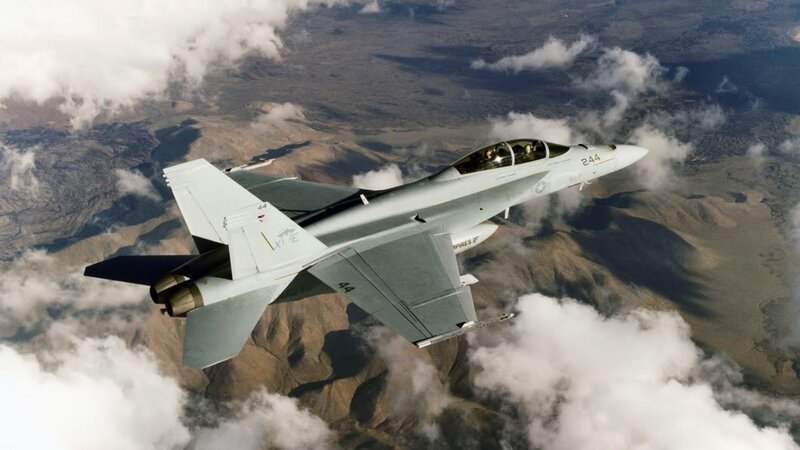 F/A-18 Hornet in flight