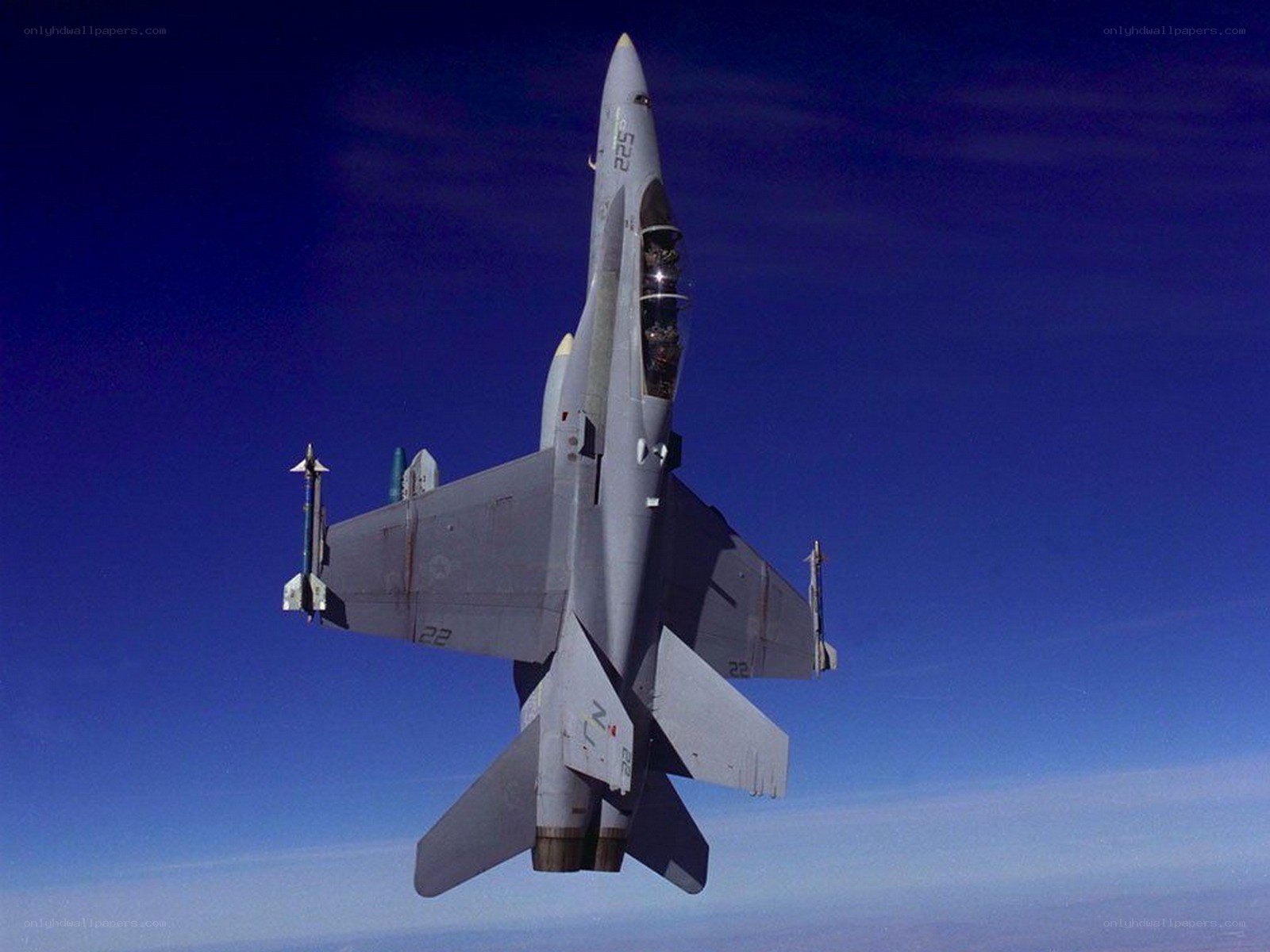 F/A-18 Hornet in flight