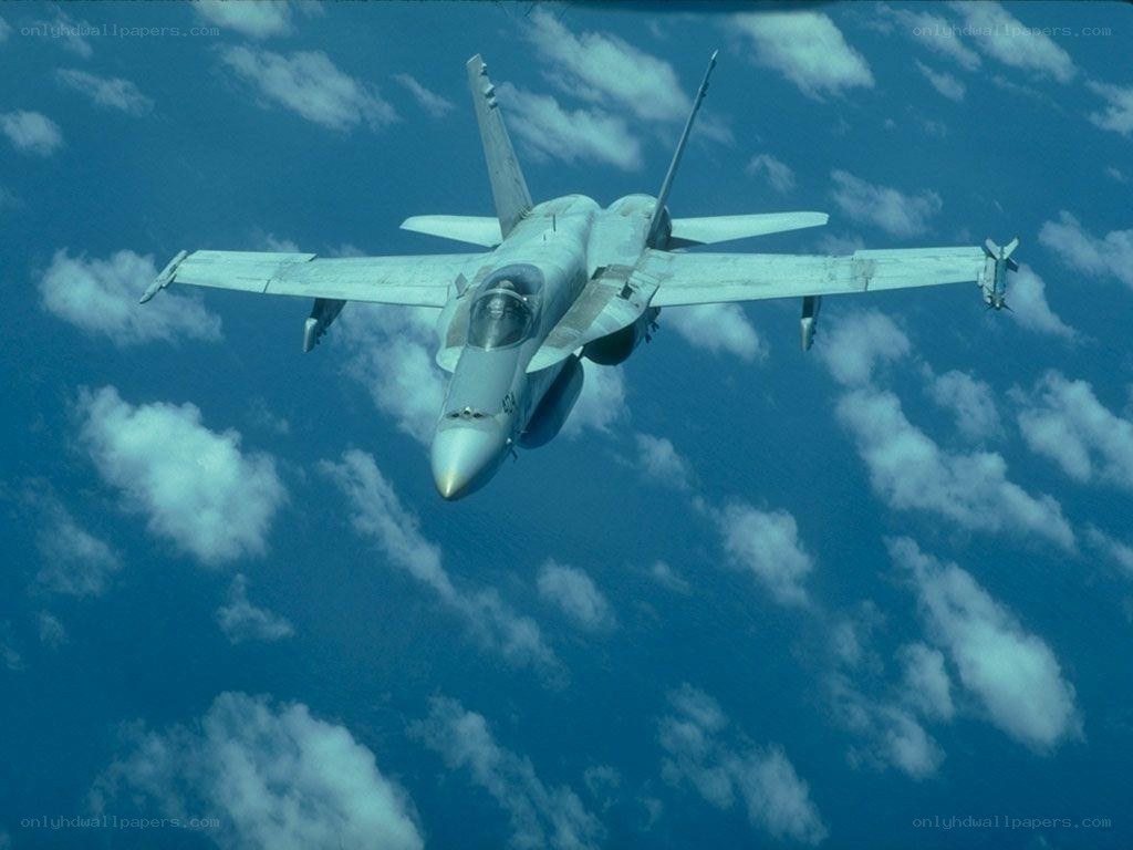 F/A-18 Hornet in flight