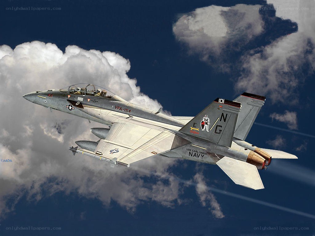 F/A-18 Hornet in flight