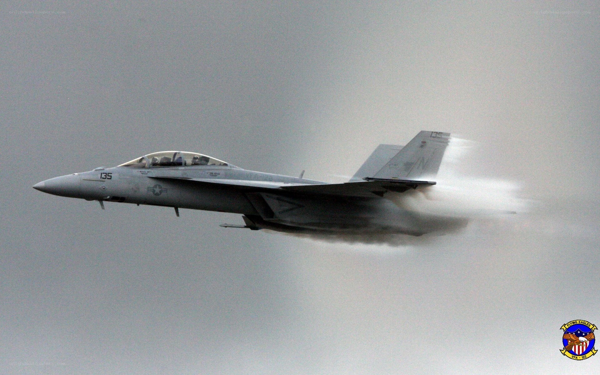 F/A-18 Hornet in flight