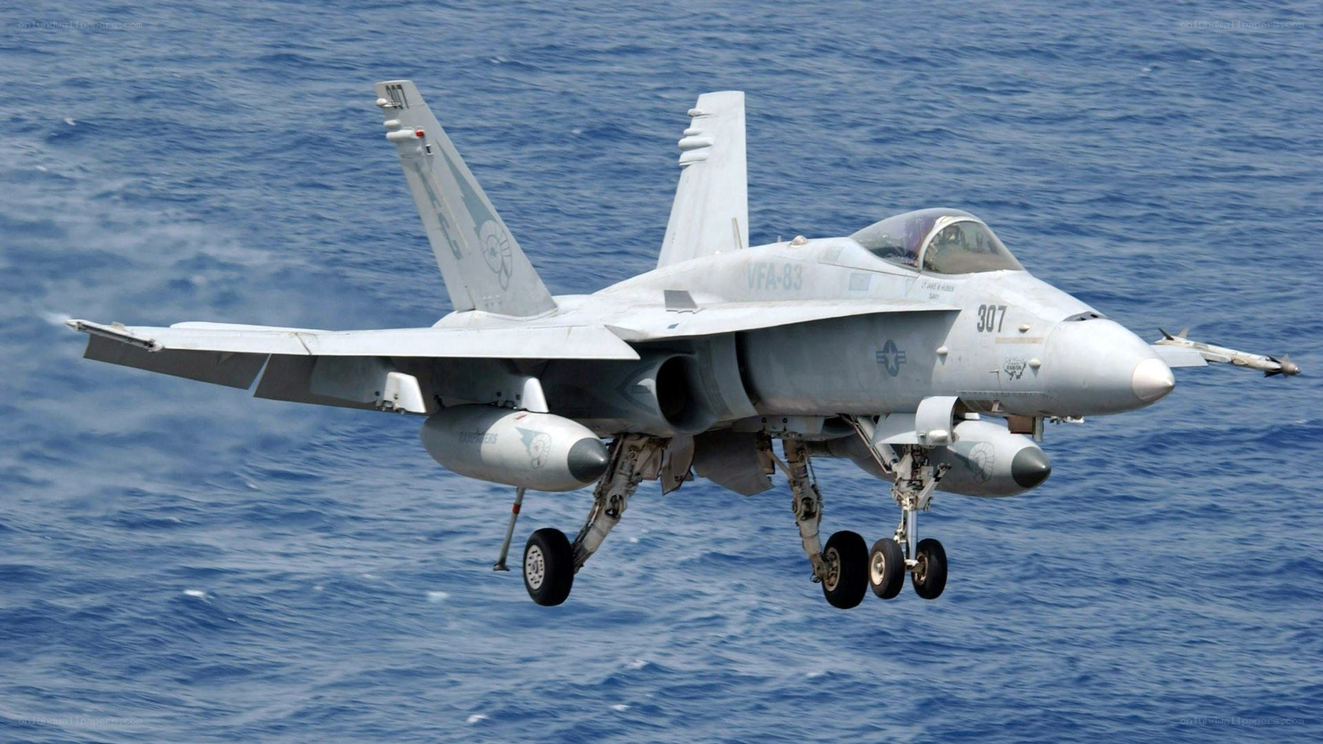 F/A-18 Hornet in flight