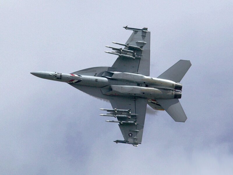 F/A-18 Hornet in flight