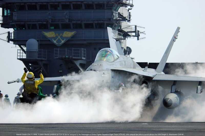 F/A-18 Hornet Jet — Gray, Dramatic