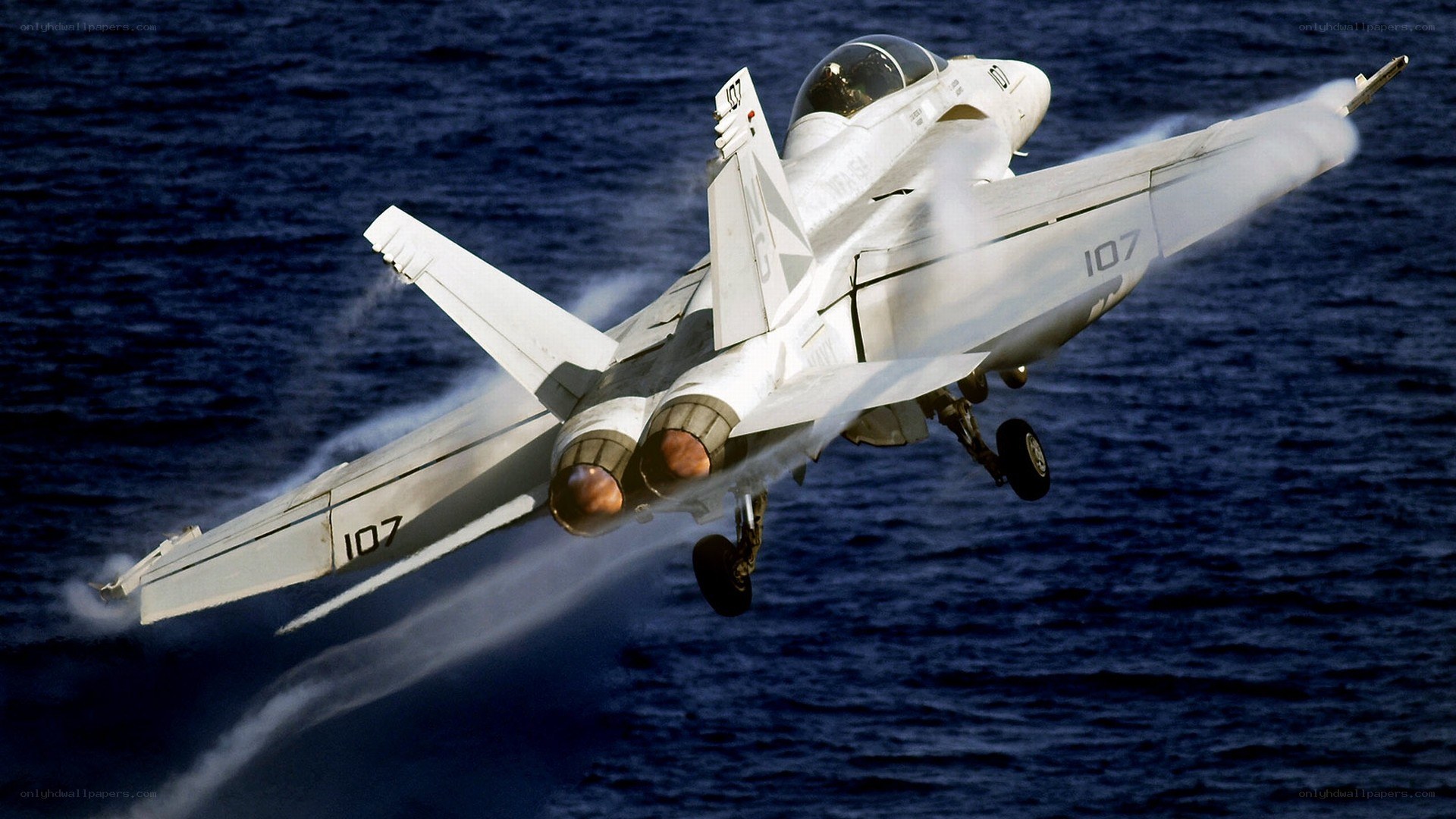 F/A-18 Hornet taking off
