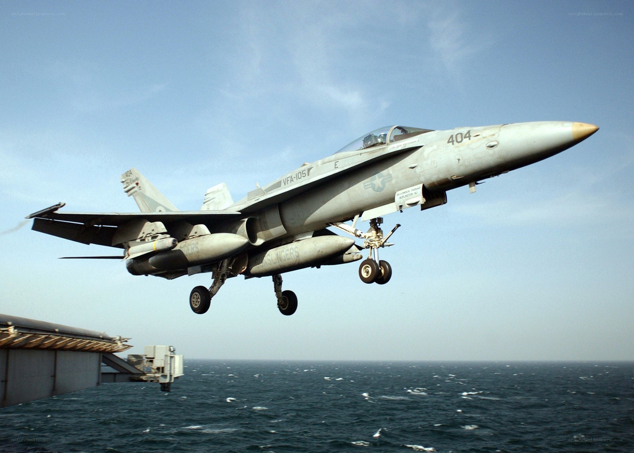 F/A-18 Hornet taking off