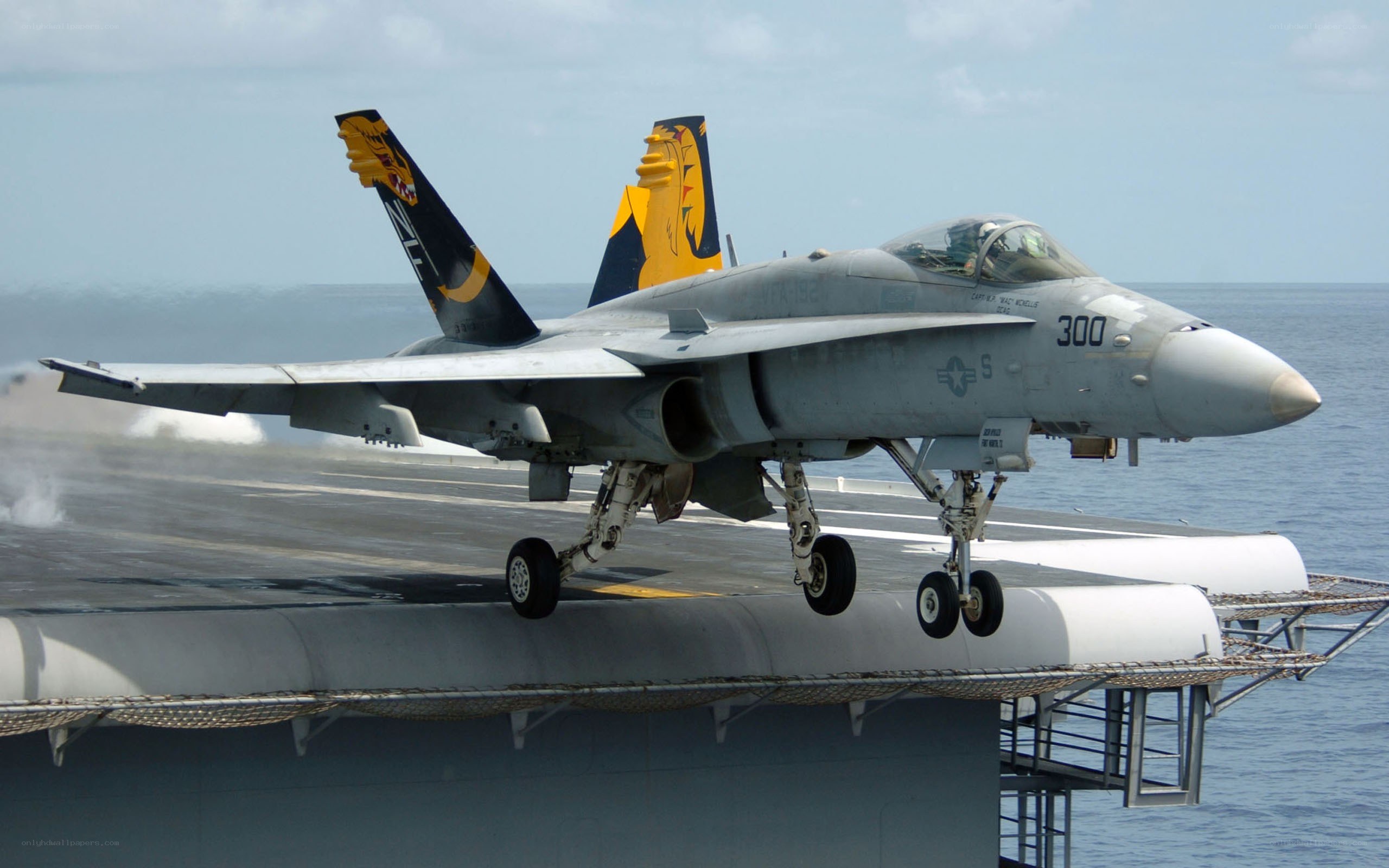 F/A-18 Hornet taking off