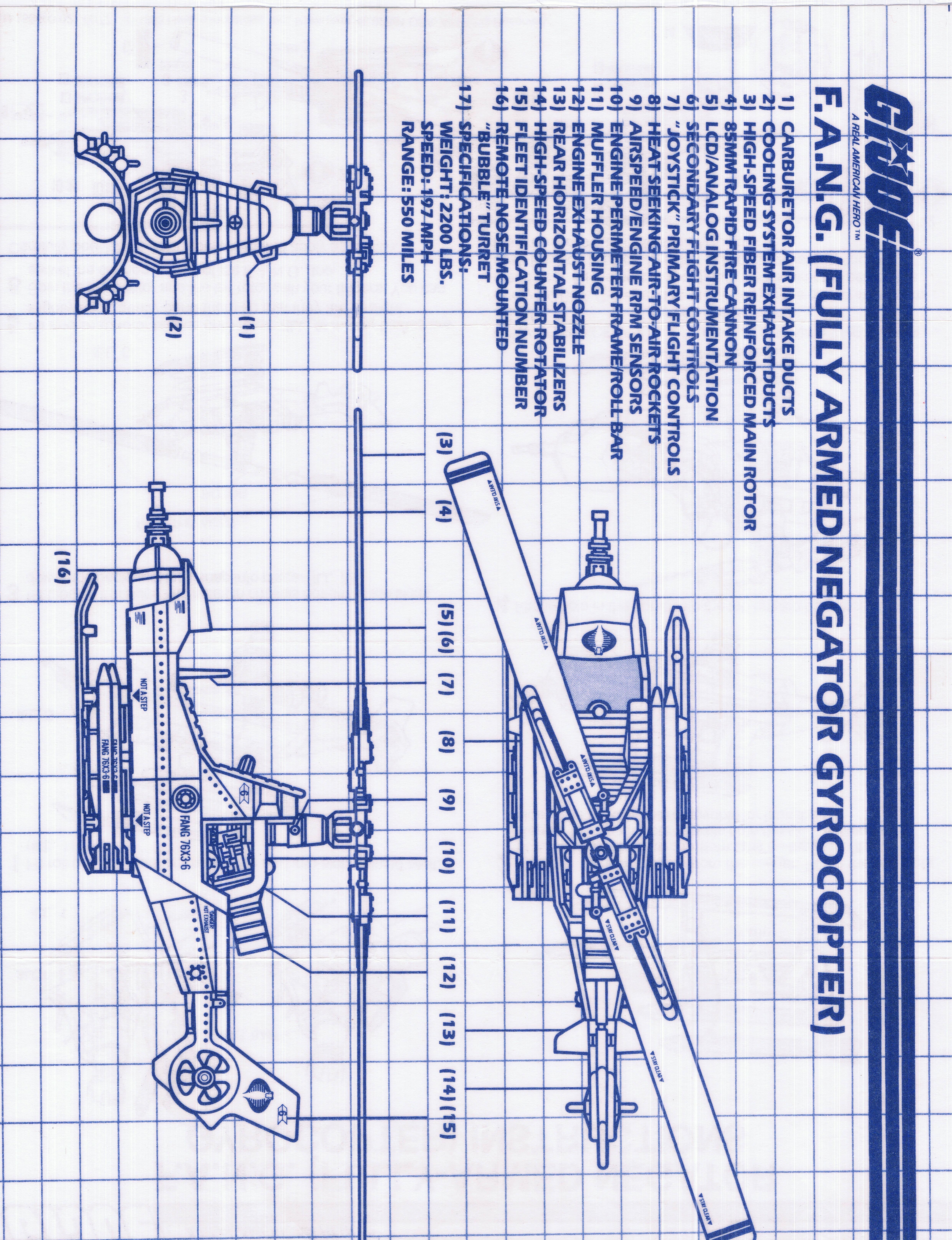 F.A.N.G. Gyrocopter blueprint