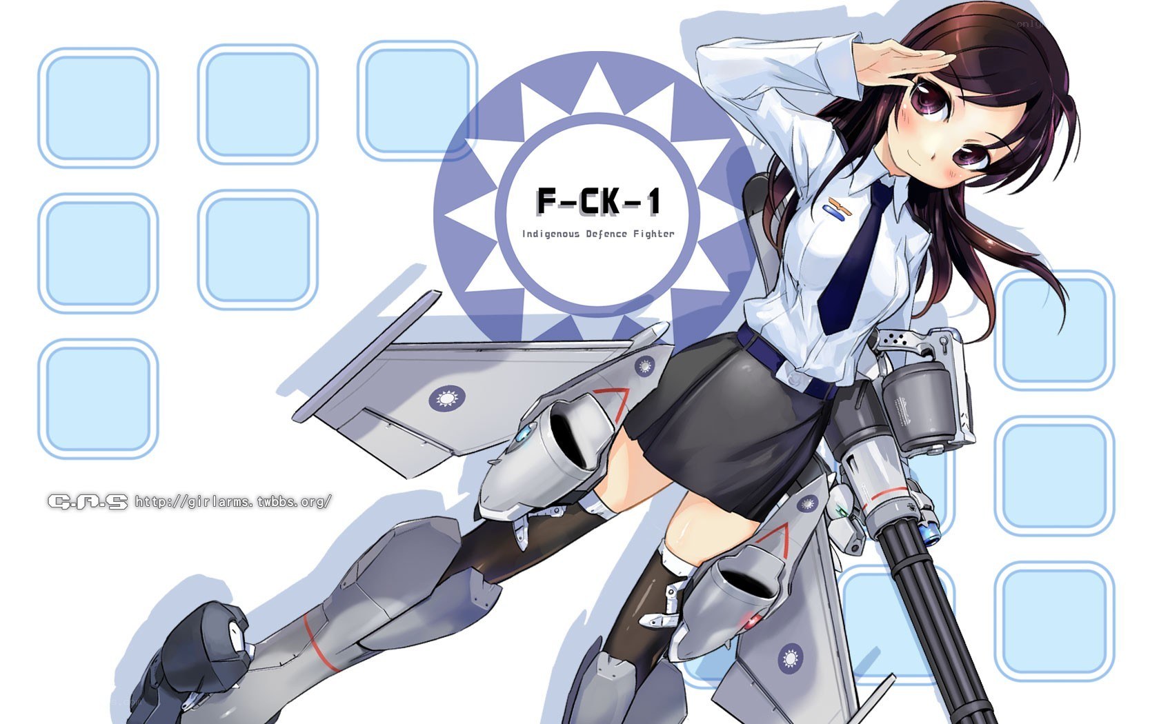 F-CK-1 fighter girl